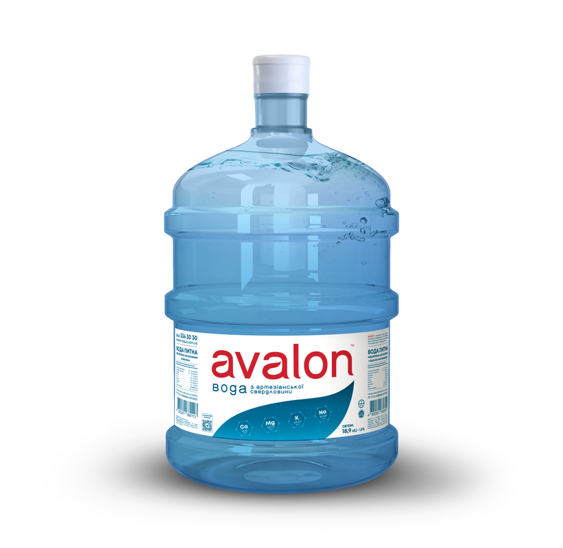 Вода питна негазована AVALON,18,9 л